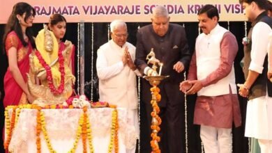 किसान के खेत से निकलता है विकसित भारत का रास्ता : उप राष्ट्रपति