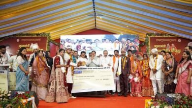 रामपुरा में मुख्यमंत्री कन्या विवाह योजना के तहत 1247 कन्याओं का विवाह, सीएम हुए शामिल