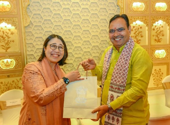 मुख्यमंत्री शर्मा और एडीबी कंट्री डायरेक्टर मियो ओका की मुलाकात, 350 बिलियन डॉलर की अर्थव्यवस्था का लक्ष्य