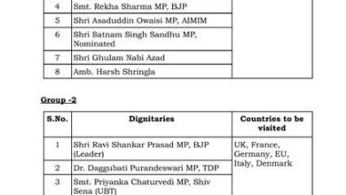 एक मिशन, एक संदेश, एक भारत: ऑपरेशन सिंदूर के तहत सात सर्वदलीय प्रतिनिधिमंडल प्रमुख देशों से करेंगे संपर्क