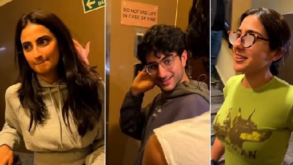 इब्राहिम अली खान देखे गए पलक तिवारी और बहन सारा अली खान के संग