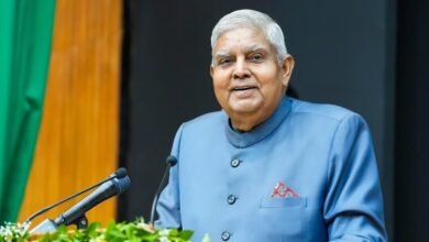 सनातन गौरव का पुनर्निर्माण हो रहा है, जो खो गया था : उपराष्‍ट्रपति