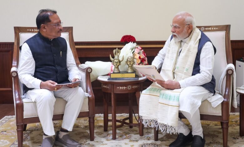 प्रधानमंत्री श्री नरेंद्र मोदी से मिले मुख्यमंत्री श्री विष्णुदेव साय – छत्तीसगढ़ के विकास को मिली नई रफ्तार