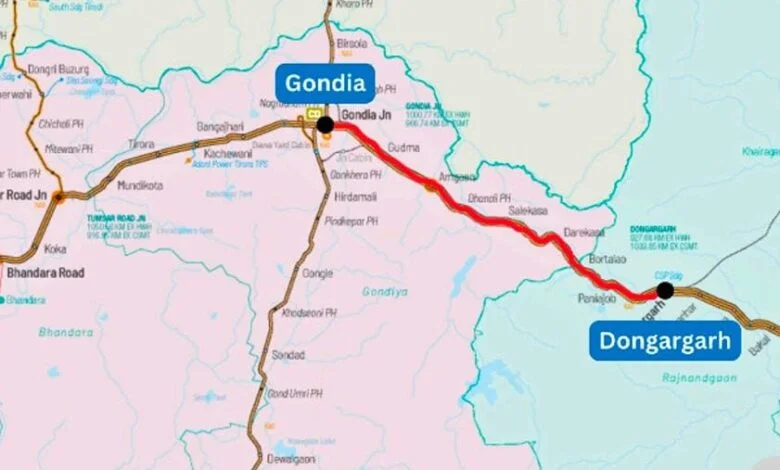 गोंदिया–डोंगरगढ़ चौथी रेल लाइन से छत्तीसगढ़ को मिलेगा विकास का नया ट्रैक