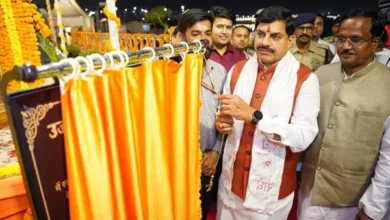 मुख्यमंत्री ने महाकाल लोक परिसर में वाटर स्क्रीन प्रोटेक्शन और फाउंटेन शो का किया लोकार्पण