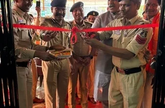 पूर्व मंत्री राजेश मूणत ने रामनगर कबीर चौक में पुलिस चौकी का किया लोकार्पण