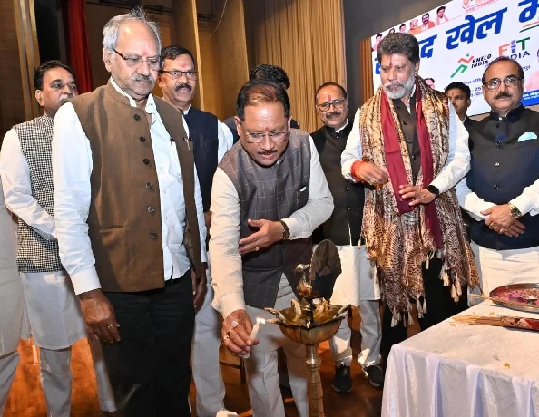 सांसद खेल महोत्सव– ‘फिट युवा, विकसित भारत,  मुख्यमंत्री साय ने खिलाड़ियों का बढ़ाया उत्साह